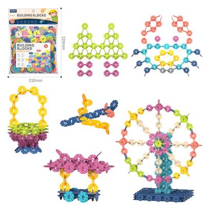 DIY拼装数字雪花积木428PCS/中号薄款3.0/莫兰迪色系 - OBL10175942