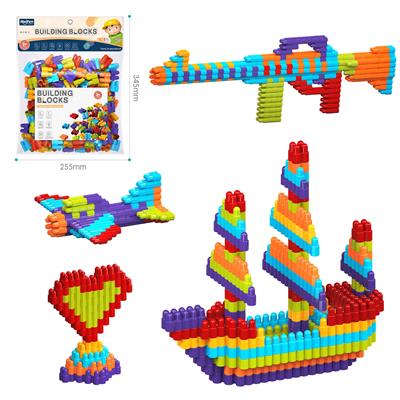 DIY拼装子弹积木440PCS/彩虹色系 - OBL10175964