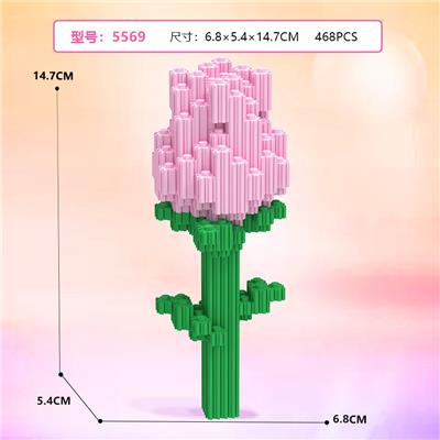 粉玫瑰花 - OBL10177241
