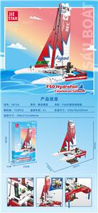 F50水翼双体帆船  |中英通用盒| - OBL10184457