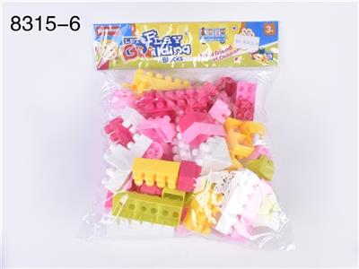 女孩系列-高频新卡头袋积木 - OBL10185002