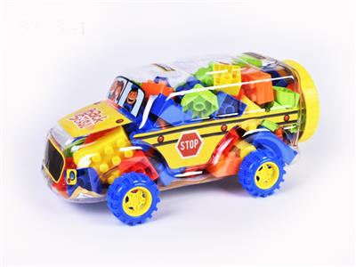 中校车益智类积木 - OBL10185003