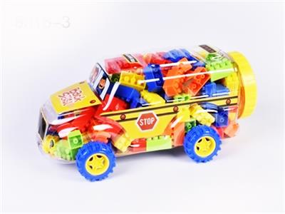 中校车益智类积木 - OBL10185005