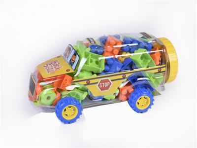 中校车益智类积木 - OBL10185007