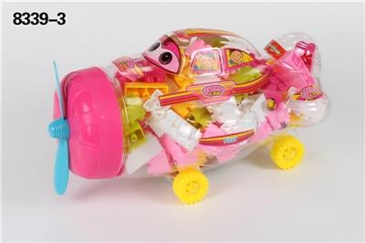 女孩系列-飞机益智类积木 - OBL10185099