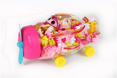 女孩系列-飞机益智类积木 - OBL10185102