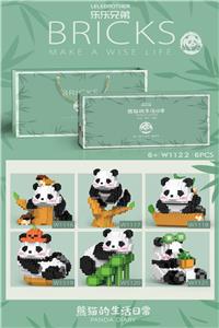 熊猫礼袋（6款混装） - OBL10185255