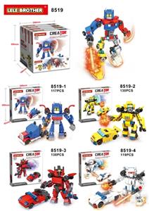 变形金刚战士4款混装展示盒 - OBL10186081