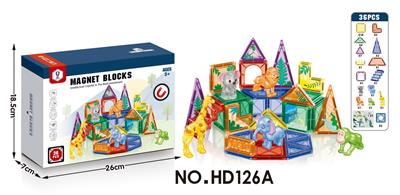 (GCC)森林动物彩窗磁力片36PCS - OBL10188676