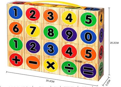 EVA木纹积木数字系列 - OBL10191677