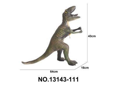 超大号巨兽龙搪胶恐龙动物环保PVC填棉带IC用3粒AG13包电 - OBL10192138