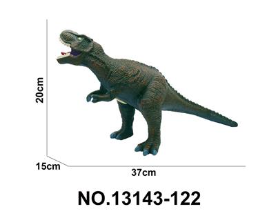 17寸 小号特暴龙搪胶恐龙动物环保PVC填棉带IC用2粒AG13包电 - OBL10192149