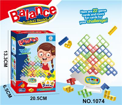 儿童玩具摇摆俄罗斯平衡积木叠叠高叠叠乐桌面游戏 - OBL10193741