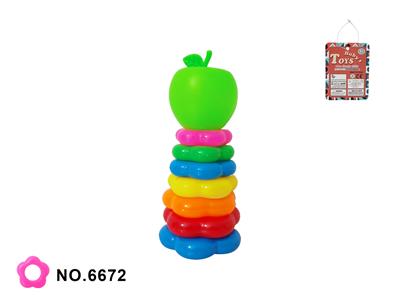 7层梅花型彩虹套圈（苹果) - OBL10196042