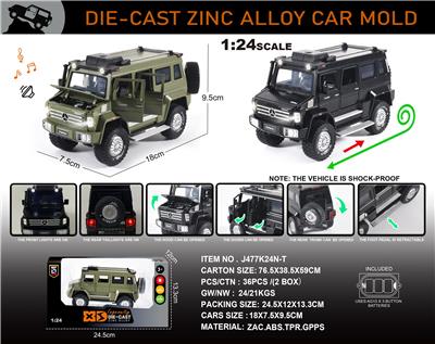 英文1:24合金乌尼莫克车模 - OBL10196427