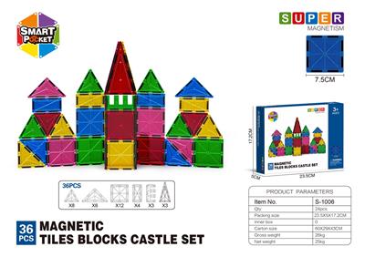 7.5CM平面磁力片-36PCS - OBL10196820