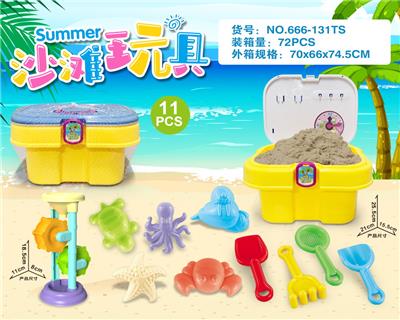 桶配沙滩配件加沙漏(11PCS） - OBL10200288
