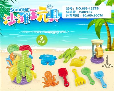 沙滩配件加小沙漏(9PCS） - OBL10200297