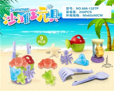 沙滩配件加小沙漏(9PCS） - OBL10200307