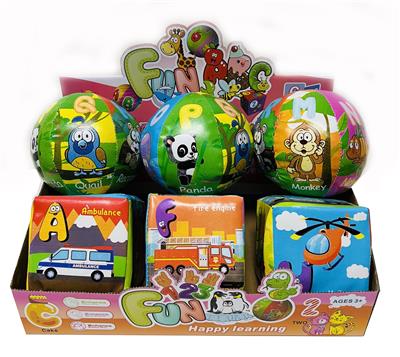 儿童早教交通工具骰子动物球 - OBL10200896