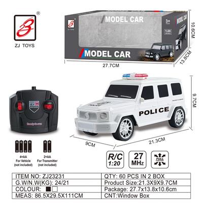 四通遥控警车1:20(奔驰大G）                     开窗盒 - OBL10201116