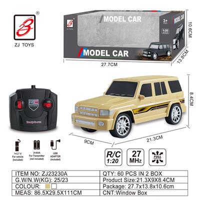 四通彩标遥控车1:20(丰田LC76)                    开窗盒 - OBL10201127