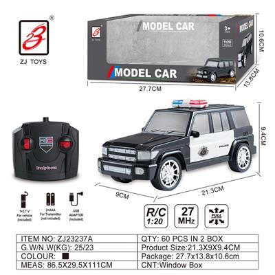 四通阿文遥控警车1:20（丰田LC76)                            开窗盒 - OBL10201133