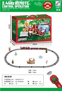 无级调速遥控圣诞火车（包电） - OBL10201483