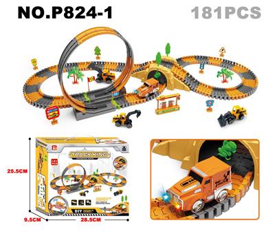 城市拼装工程轨道车181PCS - OBL10201673