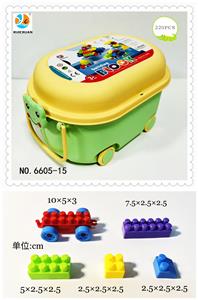 2.5CM积木大只卡通手拉车 - OBL10201828