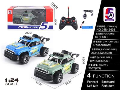 1:24酷路泽移印遥控车（包电） - OBL10205196