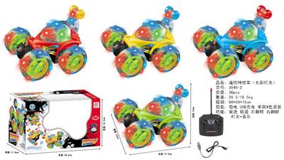 四通遥控特技车（七彩灯光+音乐） - OBL10205797
