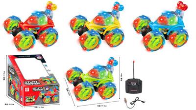 四通遥控特技车（七彩灯光+音乐） - OBL10205800