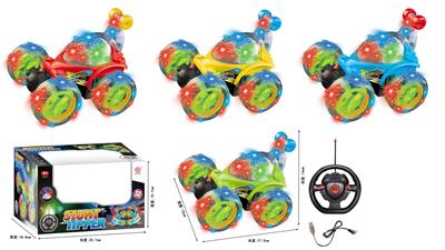 四通遥控特技车（七彩灯光+音乐） - OBL10205806