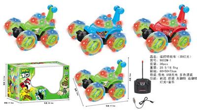 四通遥控特技车（3D灯光+音乐） - OBL10205808