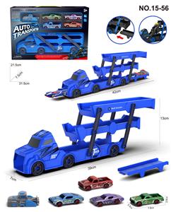 拖头折叠车+肌肉车仔4只+1个弹射 - OBL10208157