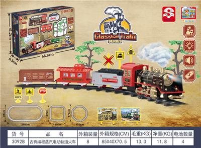 古典编程蒸汽电动轨道火车 - OBL10208415