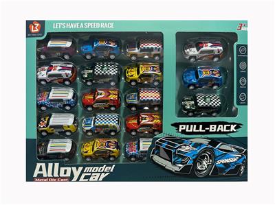 6.8CM鬼火车款铁皮车
18PCS（回力功能，12个图
案随机混装） - OBL10208513