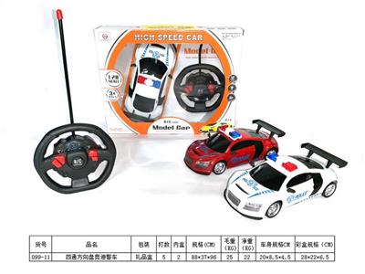 四通方向盘遥控警车1:18 - OBL10208905