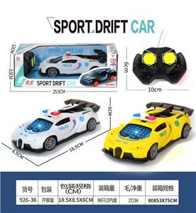 四通3D灯遥控警车 - OBL10208947