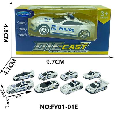 滑行合金警车 - OBL10209404