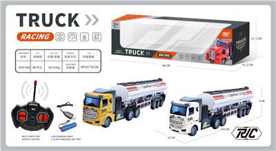 开窗盒/四通遥控短车头油罐拖车带灯光 - OBL10210037