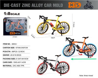 英文1:8压铸锌合金弯把公路自行车 - OBL10211077