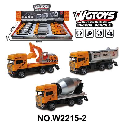 1:64合金回力小工程车欧式车头 - OBL10211555