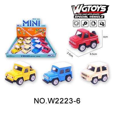 合金Q版回力皮卡水转印四款 - OBL10211610