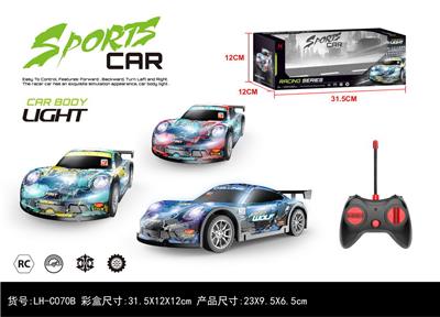 四通灯光遥控车 - OBL10212313