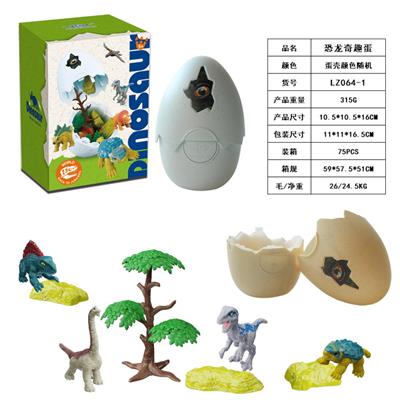 恐龙奇趣蛋-1
(蛋壳颜色随机） - OBL10212423