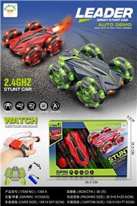 10通1:18，2.4G漂移轮双面特技车(包电)3.7V电池USB线 - OBL10212732