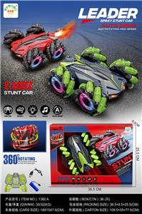 10通1:18，24G双面车特技跳舞侧行车(包电)37V钾电池USB线 - OBL10212737