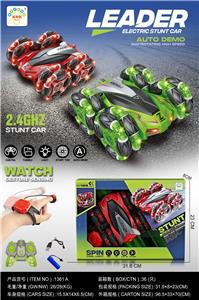 7通1:20，2.4G漂移轮双面特技车(包电)3.7V理电池USB线 - OBL10212738